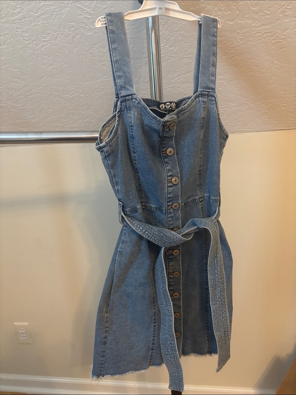 Girls Jean dress with belt